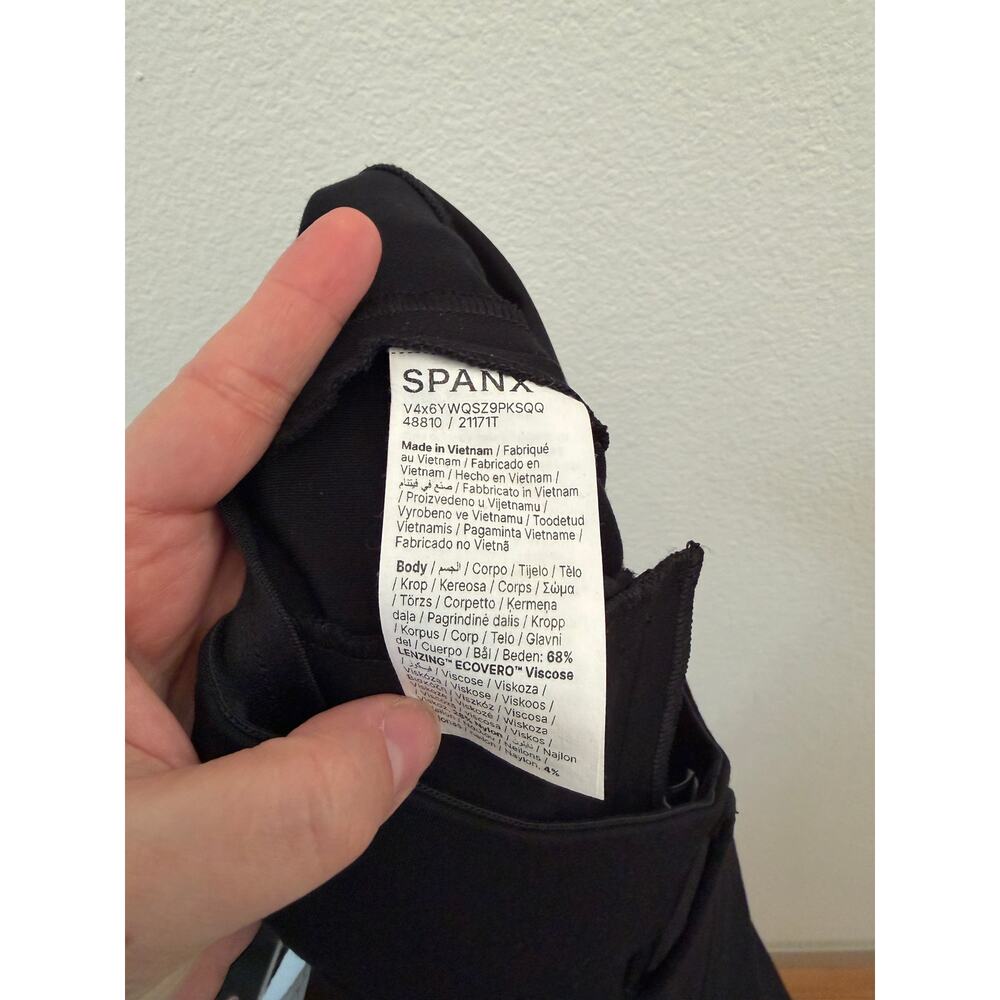 SPANX Ponte Barrel Leg Pant L tall black - Picture 3 of 7